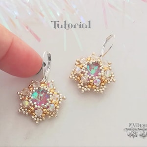 Tutorial The Fairy&#39;s Earrings  - Bead Pattern PDF