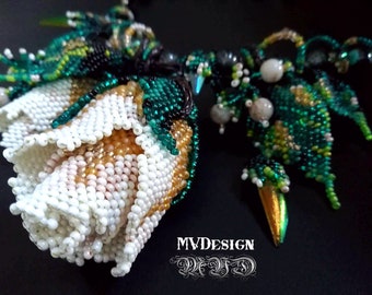 Pärlhalsband Vinterros