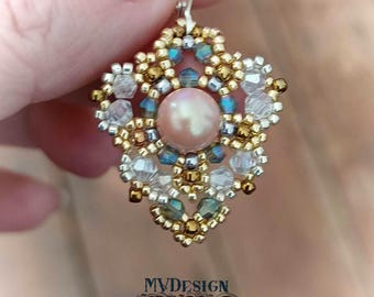 Tutorial Flora's Earrings  - Bead Pattern PDF
