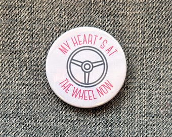 Insignia inspirada en Waitress the Musical: ahora mi corazón está al volante
