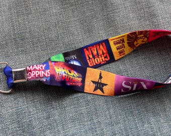 Musical Theatre themed Short Lanyard