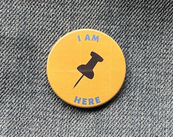 Insignia inspirada en el musical Come From Away: Estoy aquí