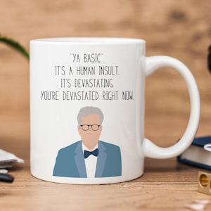 Taza de Michael Good Place / Ya Basic / Taza divertida / Taza de cita de Good Place