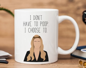 Bad Janet Good Place Becher | Ich muss nicht kacken | Lustige Tasse Good Place Spruch Tasse
