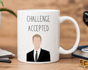 Barney Stinson Mug | HIMYM Quotes | Challenge Accepted | Gift