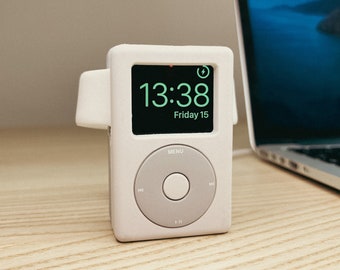 Apple Watch Charging Stand | iPod Retro Design | Desktop Holder | Gift