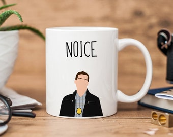 Jake Peralta | Brooklyn Nine Nine | Mug | Noice | Smort | Toit | Funny Mug | Brooklyn Nine Nine Quote Mug |