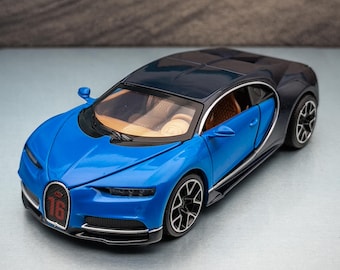 Bugatti Chiron Diecast Model Car | 1:32 Scale, Blue - Etsy
