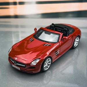 Mercedes Benz SLS AMG Roadster | Diecast Model Car | 1/36 Scale | Gift