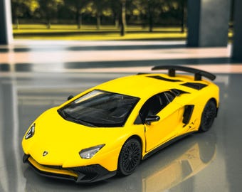 Mini GT Lamborghini Aventador SVJ Roadster Griglo Telesto