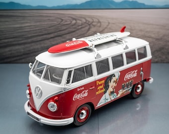 1963 VW T1 Bus Coca Cola Special Edition | Vintage Model Car - Etsy