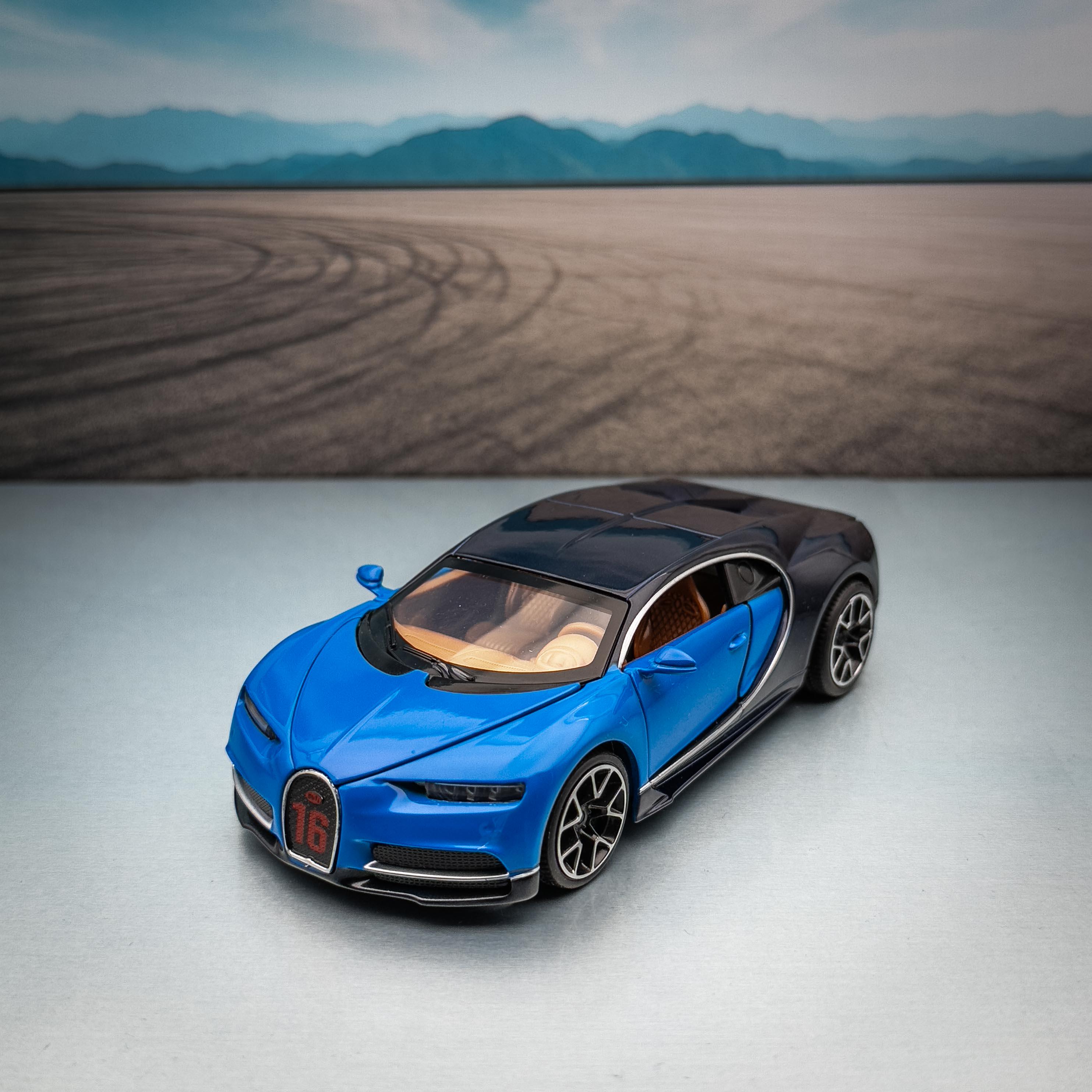 Bugatti Chiron Diecast Model Car | 1:32 Scale, Blue - Etsy