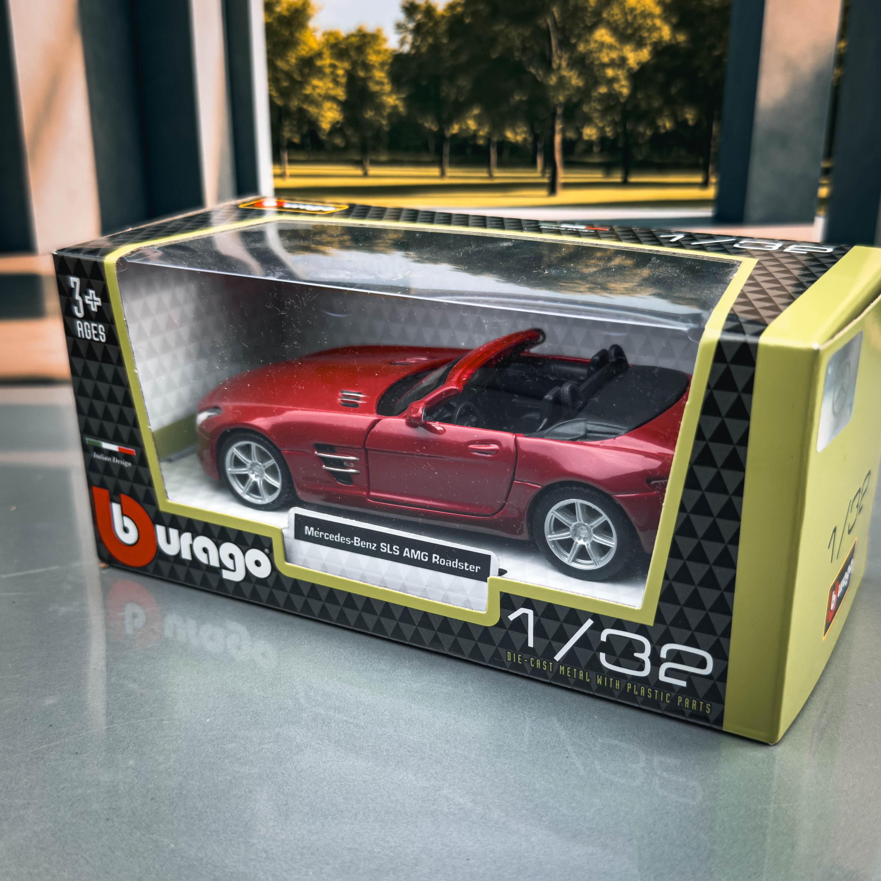 (未使用)Mercedes-Benz SLS AMG Roadster ミニカー Mercedes Benz SLS AMG Roadster | Diecast Model Car | 1/32 Scale