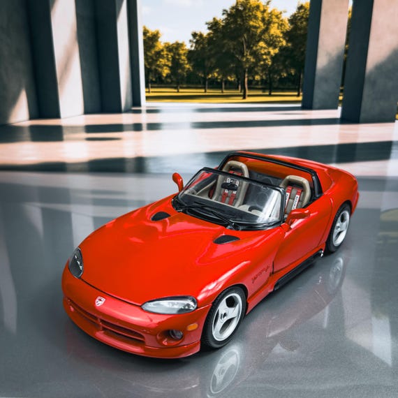 VIPER ガレージキット 1992 Dodge Viper RT10 | Diecast Model Car | Vintage Model Car