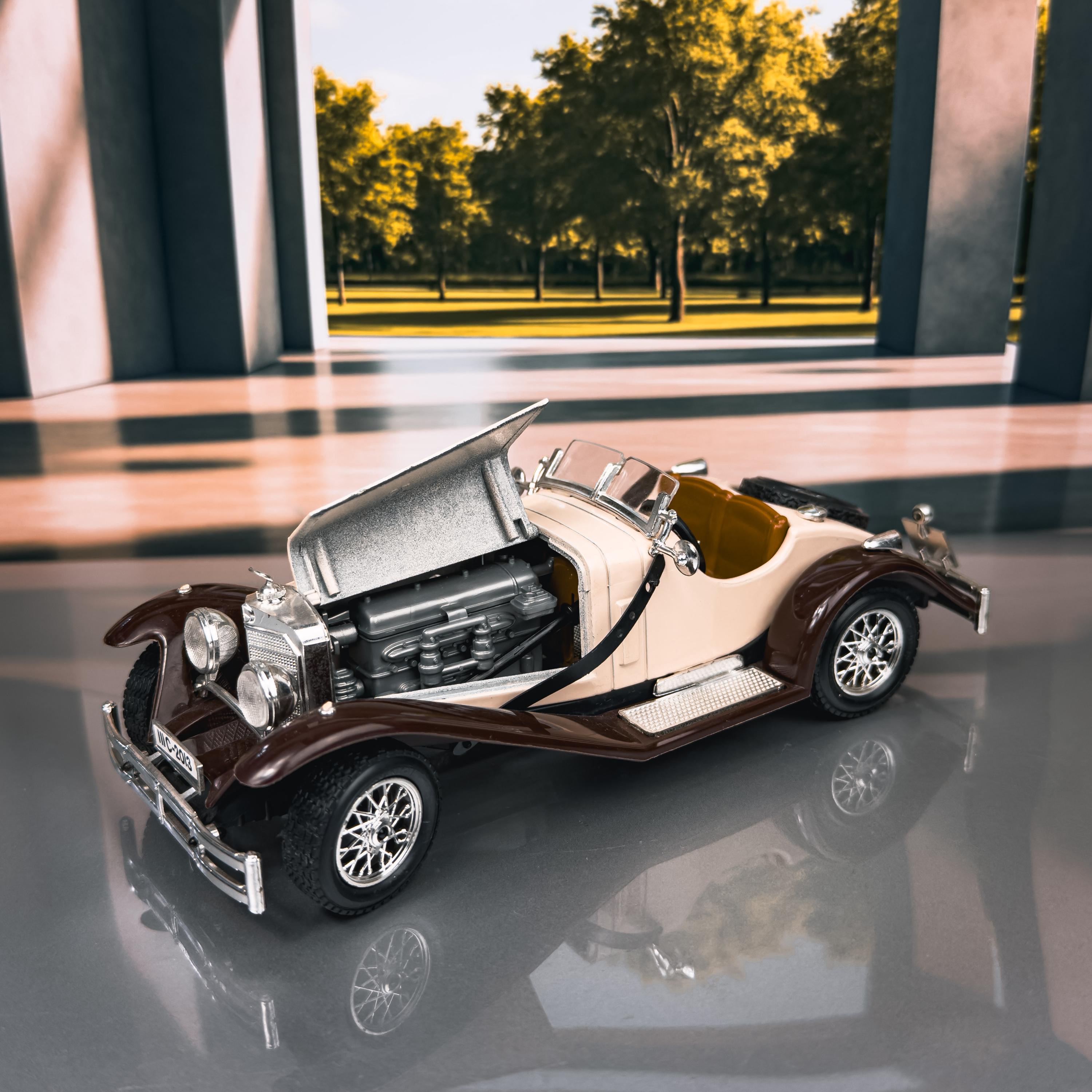 Mercedes Benz SSK 1928 Vintage Diecast Model Car | 1:24 Scale - Etsy