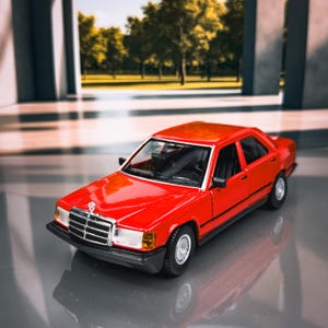 Mercedes Benz 190 E 2.6 | Die Cast Model car | Vintage Model Car | Mercedes Benz Diecast | Scale Model Car 1:24 | Gift