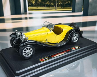 1920年代 ブガッティ風 レーシングカー 樹脂製模型 ヴィンテージ風 オブジェ 1932 ブガッティ タイプ 55 | ダイキャストモデルカー | ヴィンテージ