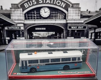 AEC Reliance BEA Diecast Model Bus | 1:76 Scale, Blue and White