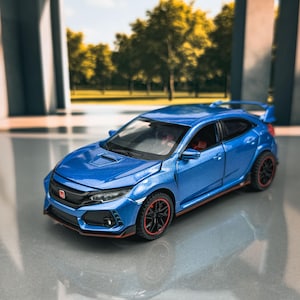 Honda Civic Type R | Diecast Model Car | Vintage Model Car | Honda Die cast | Scale 1:32 | Die-Cast Model | Gift