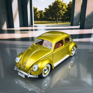 1955 Volkswagen Beetle | Diecast Model Car | Vintage Model Car | Volkswagen Die cast | Scale 1:18 | Die-Cast Model | Gift