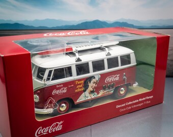 ミニカー 4R-772 TNT 1/64 VW T1 BUS RWB Coca Cola 1963 VW T1 Bus Coca Cola Special Edition | Vintage Model Car - Etsy