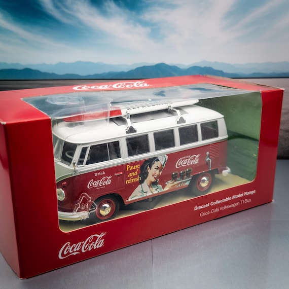 1963 VW T1 Bus Coca Cola Special Edition | Vintage Model Car - Etsy