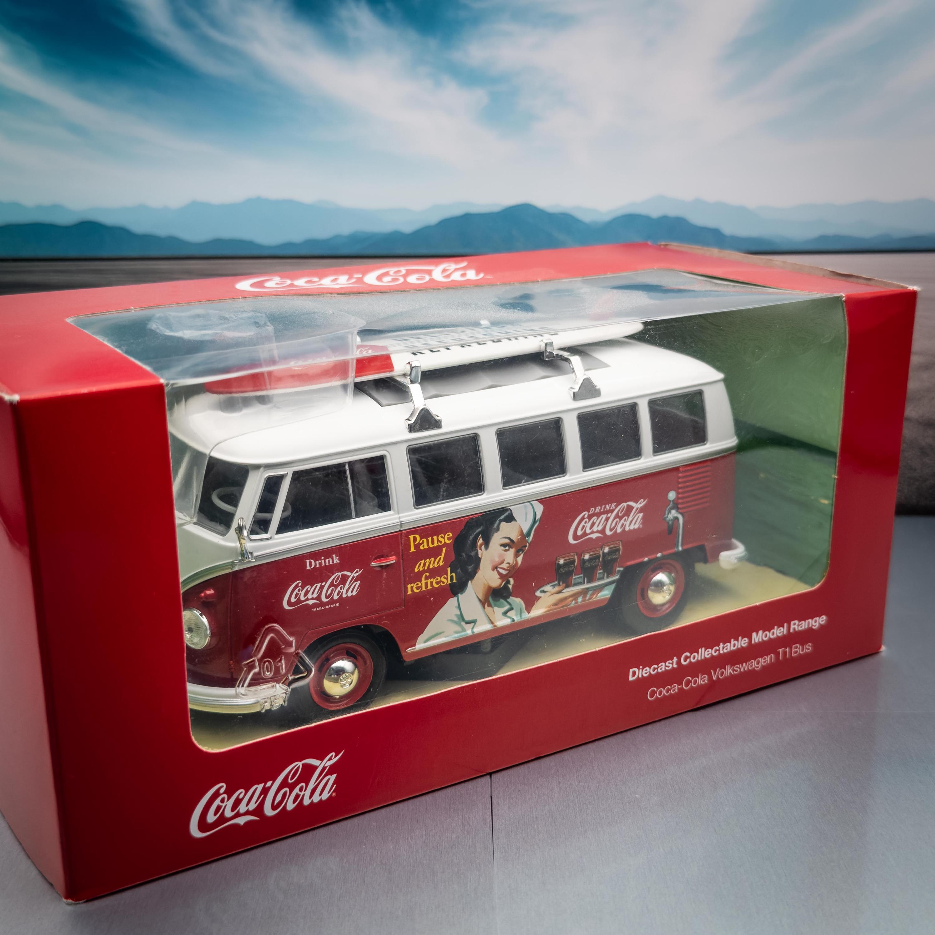1963 VW T1 Bus Coca Cola Special Edition | Vintage Model Car - Etsy