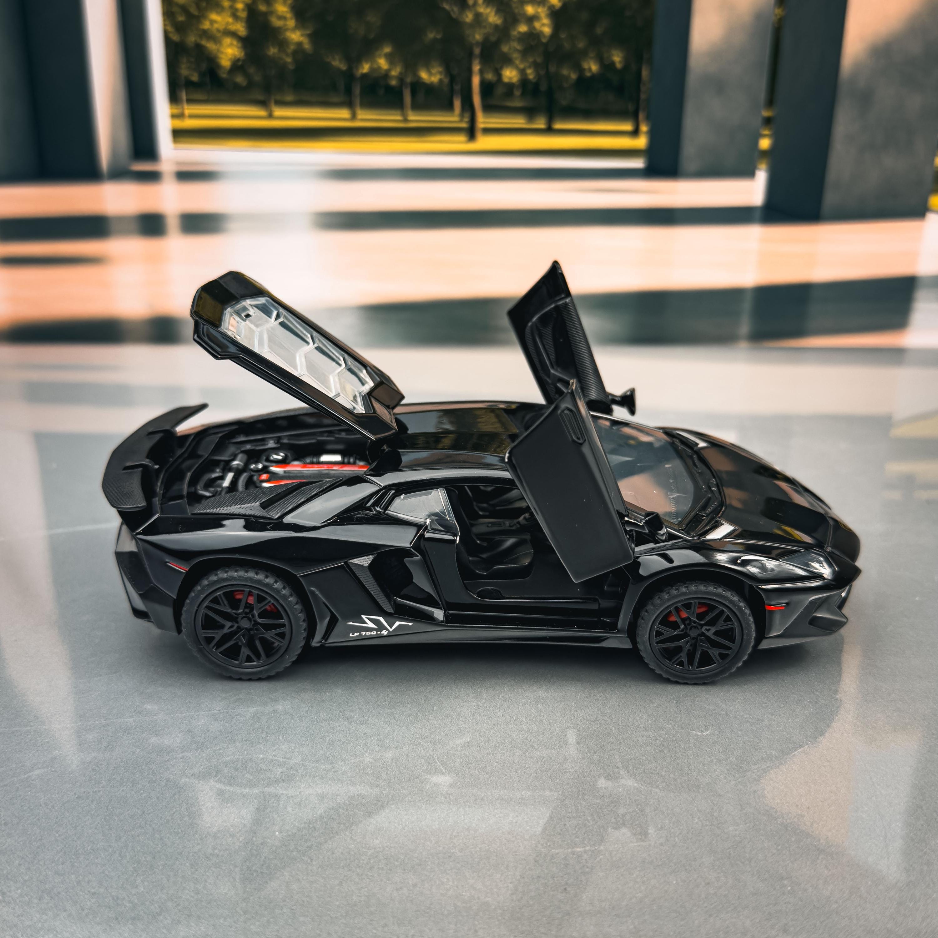 RSFIL 1:18 for Lamborghini Veneno Vert Voiture Sport véhicule moulé sous Pression Voiture réplique Grande Voiture Jouet véhicule Fini