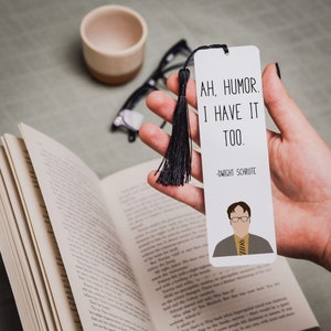 Dwight Schrute Quote Bookmark | The Office Gifts | &quot; Humor &quot;