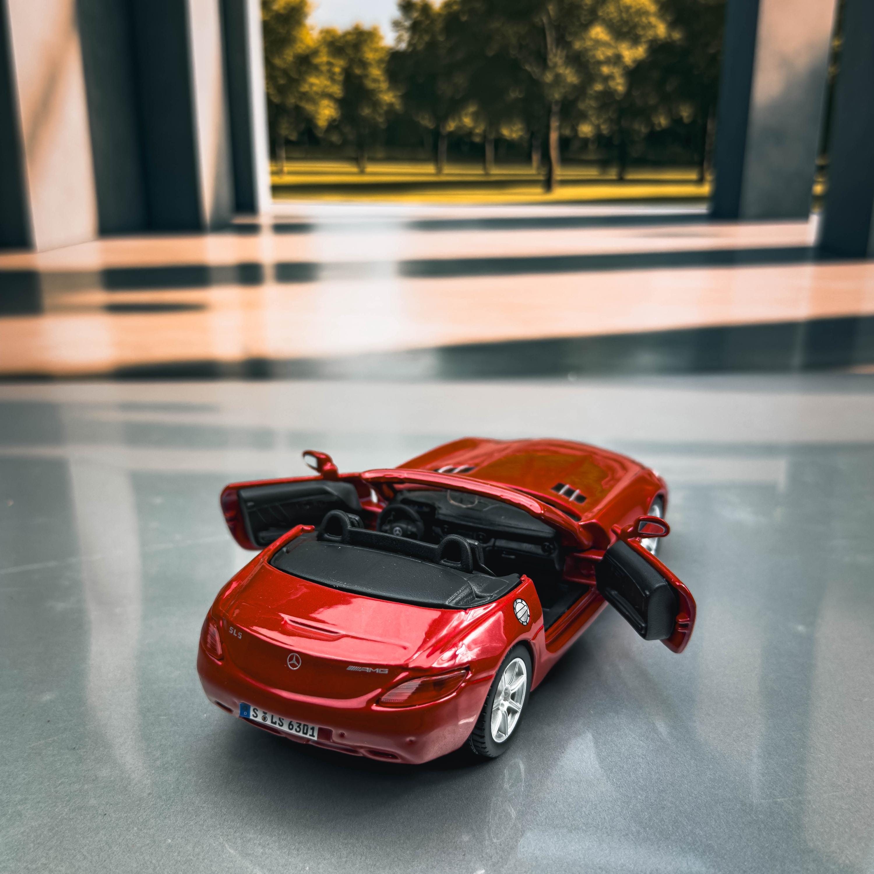 ミニカー Mercedes-Benz SLS AMG Roadster Mercedes Benz SLS AMG Roadster | Diecast Model Car | 1/32 Scale