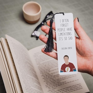 Sheldon Quote Bookmark | The Big Bang Gifts | &quot; Limitations &quot;