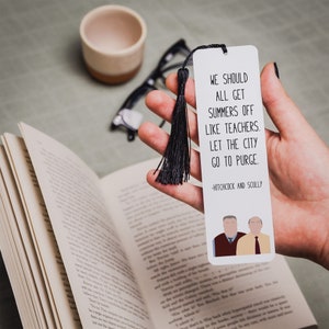 Hitchcock and Scully Zitat Lesezeichen | Brooklyn Nine Nine Zitate | Säubern | Geschenk