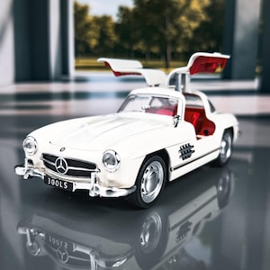 Mercedes SL300 1954-57 | Voiture miniature moulée sous pression | Voitures miniatures anciennes | Mercedes Benz moulé sous pression | Échelle 1:32 | Modèle moulé sous pression | Cadeau