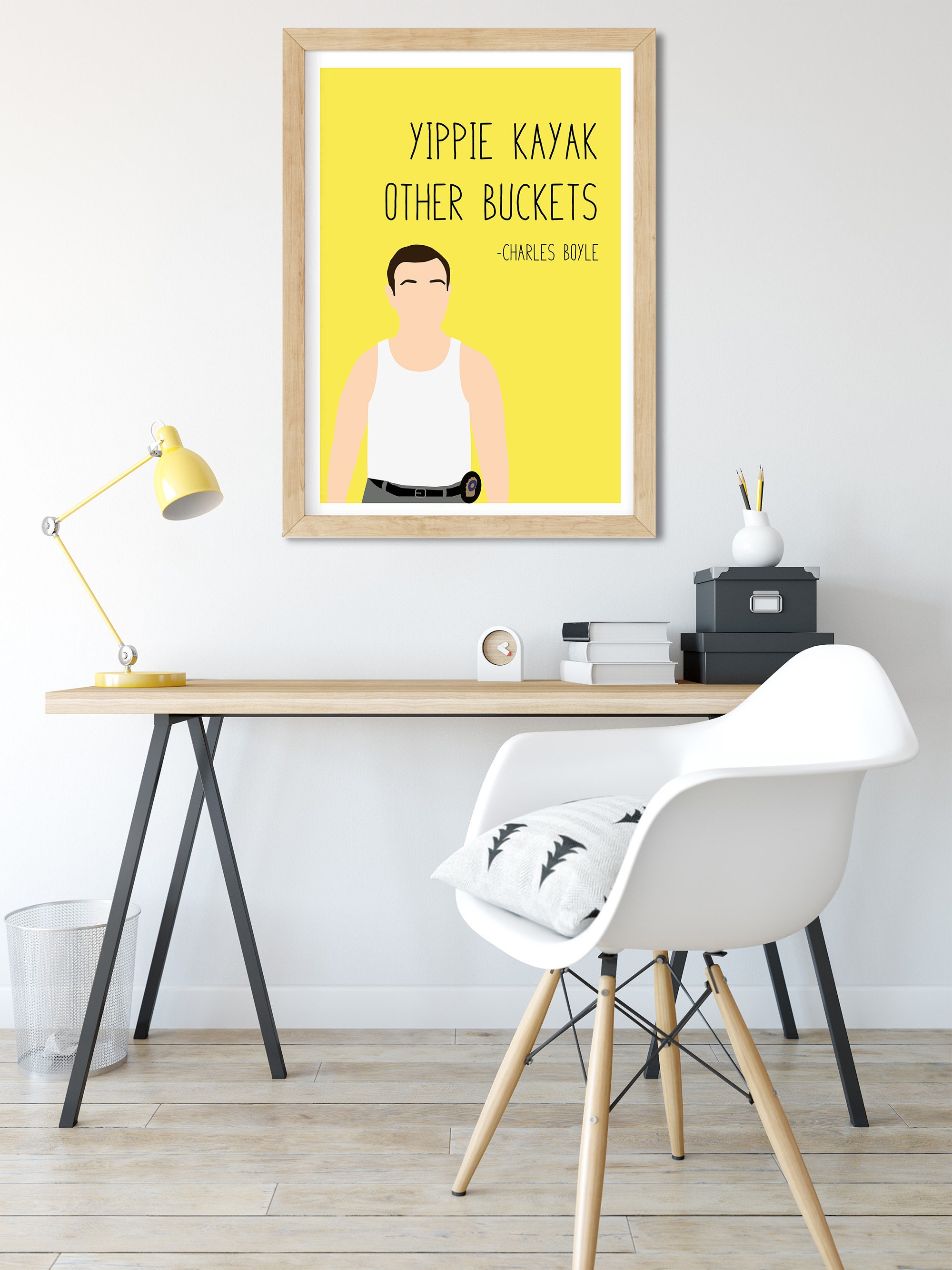 Charles Boyle Brooklyn Nine Nine Wall Art Yippie Kayak Etsy