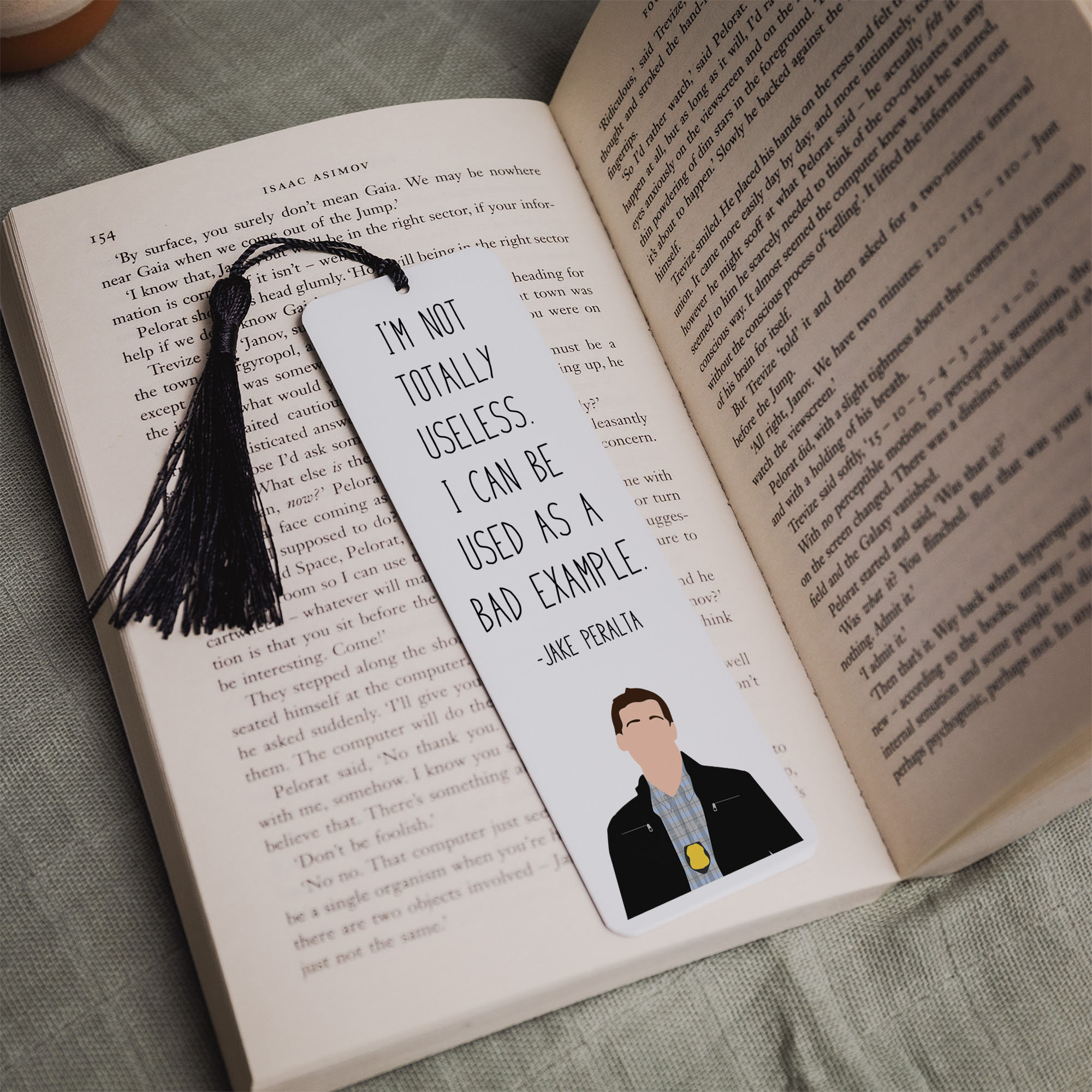 CHOORO Brooklyn 99 Inspired Gifts I Am Ecstatic About This Book Bookmark Gift for Fans