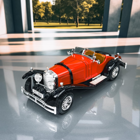 1928 Mercedes Benz SSK Vintage Diecast Model Car | 1:24 Scale - Etsy