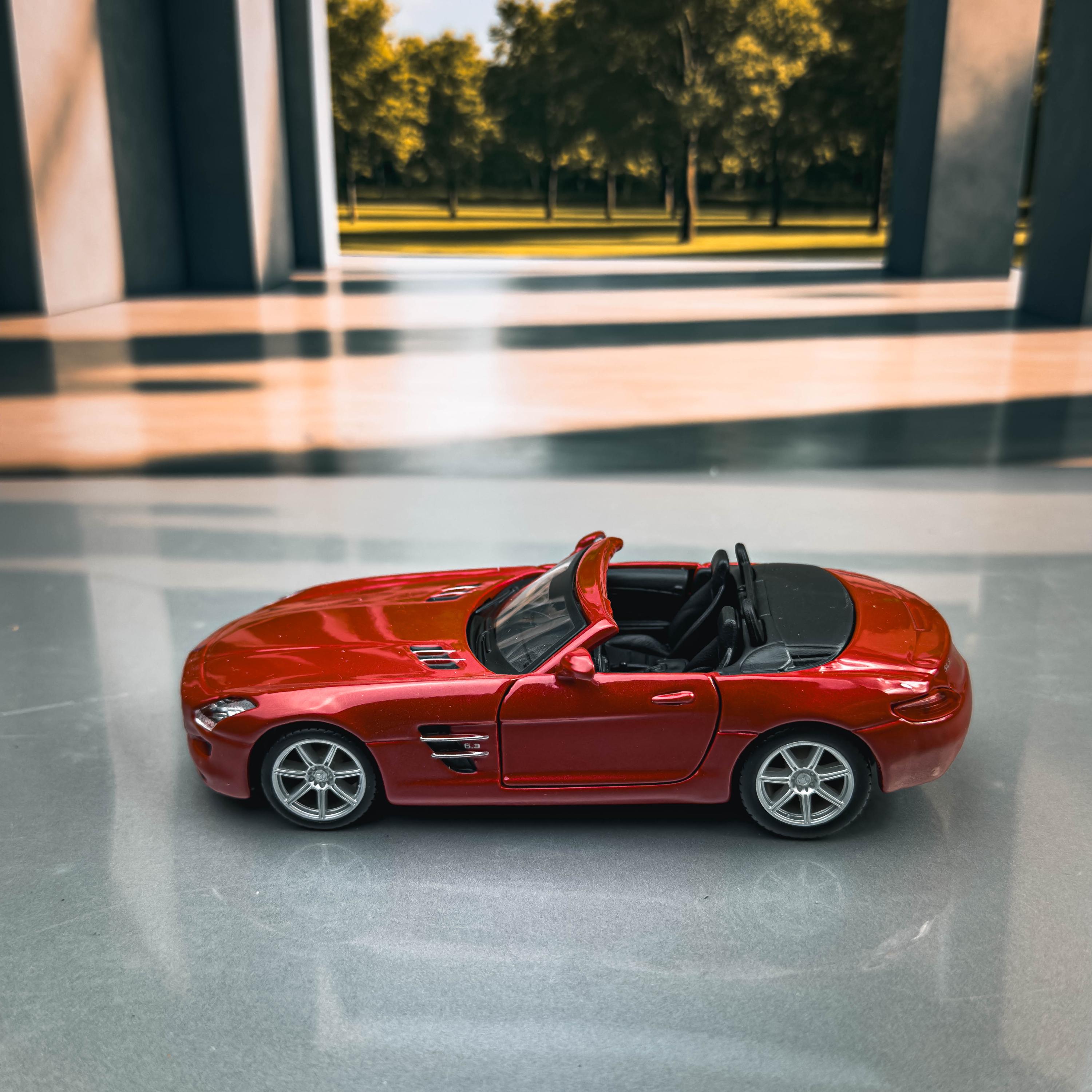 ミニカー Mercedes-Benz SLS AMG Roadster Mercedes Benz SLS AMG Roadster | Diecast Model Car | 1/32 Scale