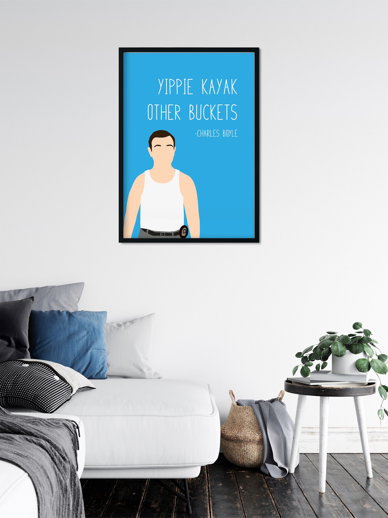 Charles Boyle Brooklyn Nine Nine Wall Art Yippie Kayak Etsy