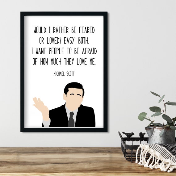 LEVLO Kosmetiktasche Mit Michael Scott Zitat – Lustige Make-up-Tasche Für Office-Fans