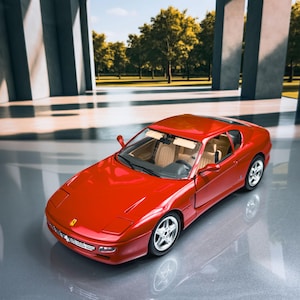1992 Ferrari 456 GT  | Die Cast Model car | Vintage Model Car | Ferrari Diecast | Scale Model Car 1:18 | Gift