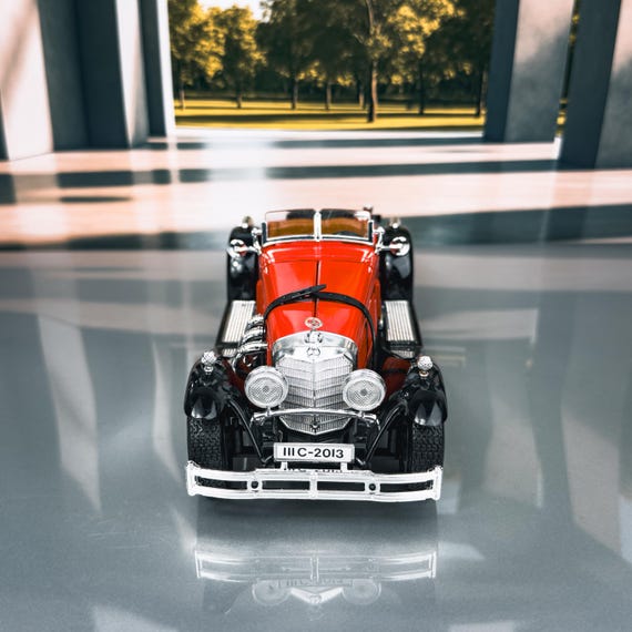 1928 Mercedes Benz SSK Vintage Diecast Model Car | 1:24 Scale - Etsy