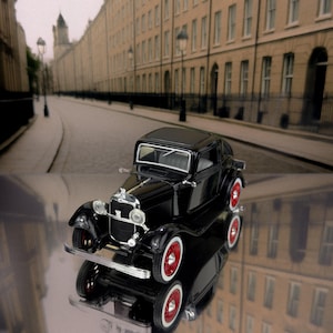 1932 Ford 3 Window Coupe | Diecast Model Car | Scale 1:32 | Vintage Authentic Model Car | Gift
