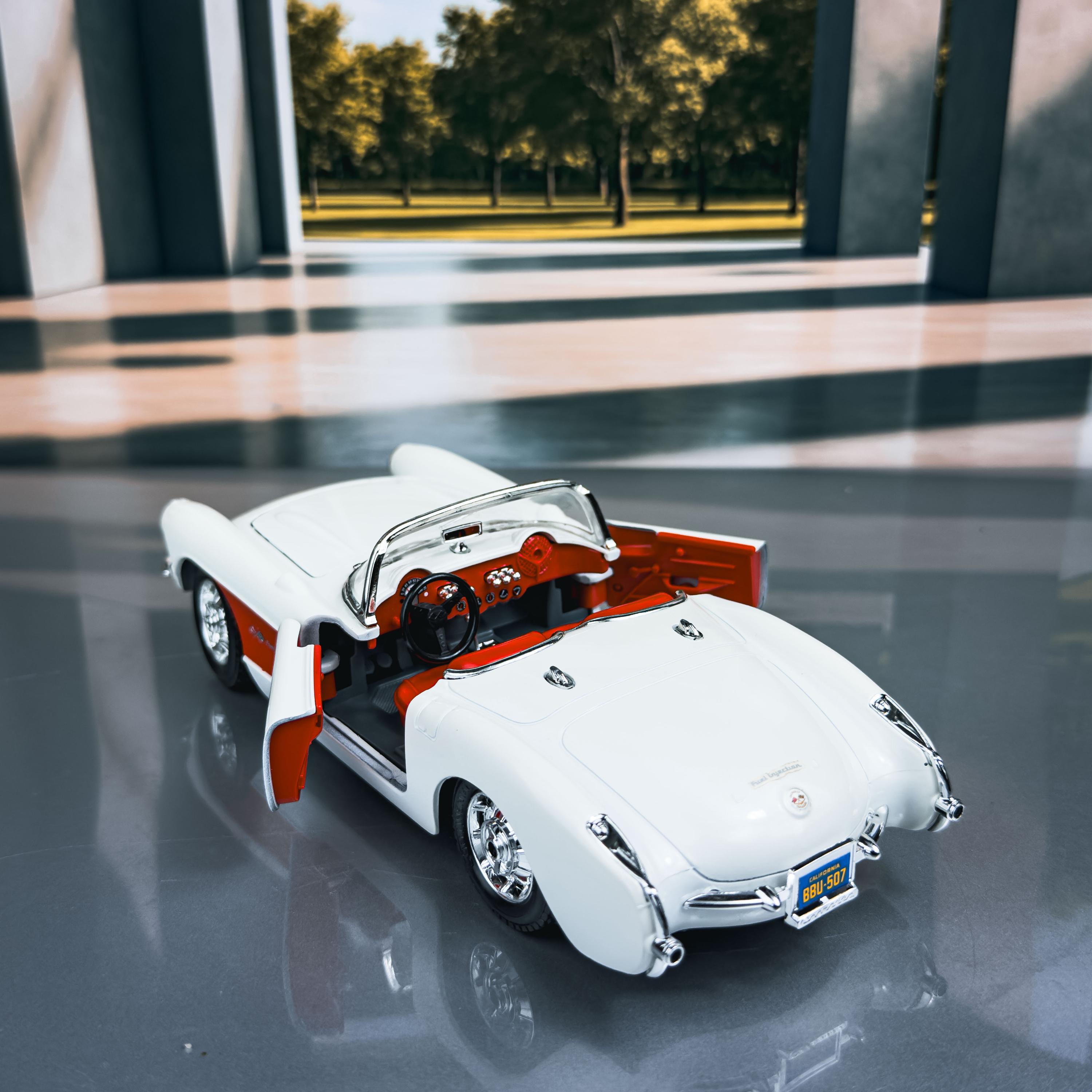 1957 Chevy Corvette Vintage Diecast Model Car | 1:24 Scale - Etsy