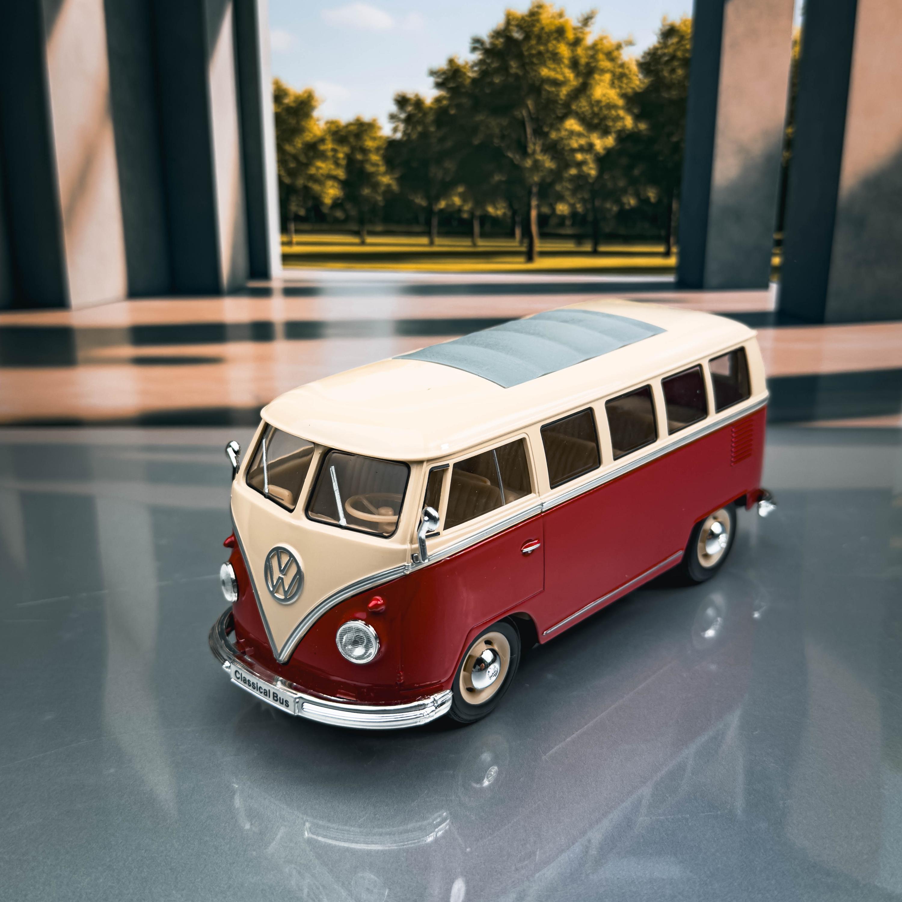 1963 Volkswagen T1 Bus | Diecast Model Car | Vintage Model Car