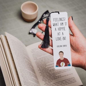 Sheldon Quote Bookmark | The Big Bang Gifts | &quot; Feelings &quot;
