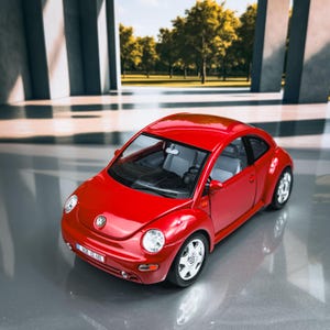1998 Volkswagen New Beetle | Diecast Model Car | Vintage Model Car | Volkswagen Die cast | Scale 1:18 | Die-Cast Model | Gift