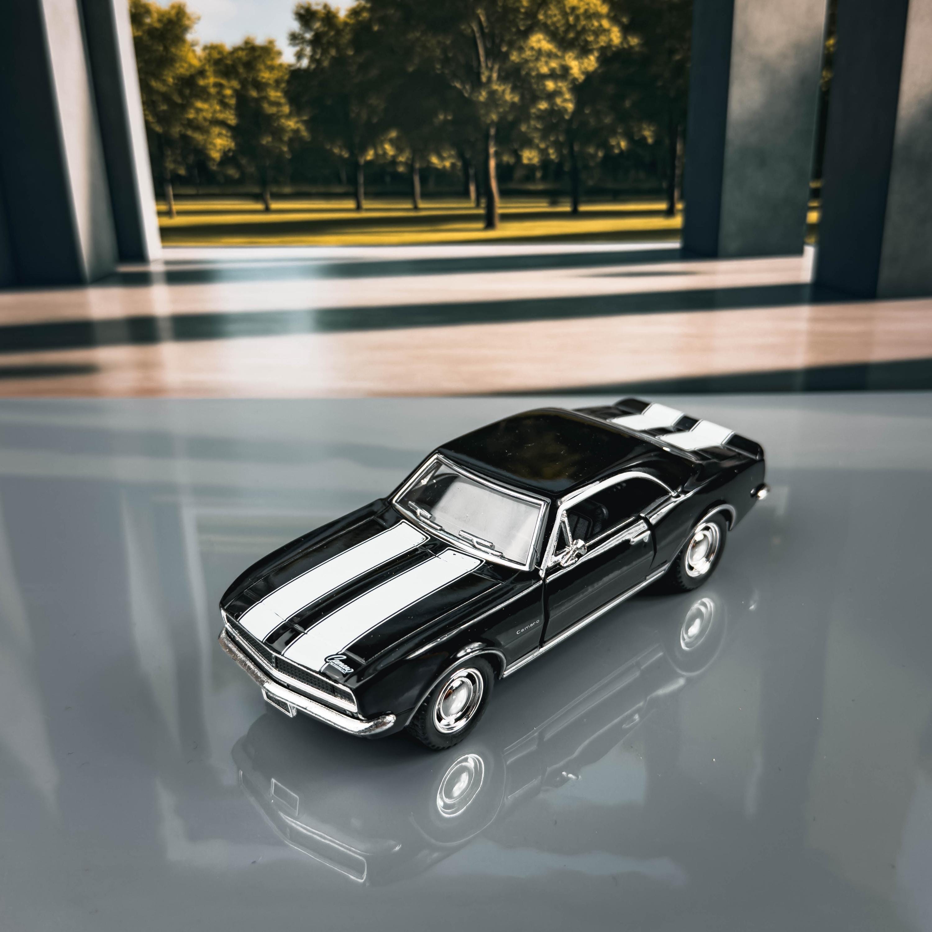 1967 Chevrolet Camaro Z28 Diecast Model Car | 1:36 Scale, Black - Etsy