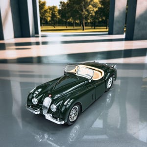 1948 Jaguar XK 120 Roadster | Diecast Model Car | Vintage Model Car | Jaguar Diecast | Scale 1:24 | Collector&#39;s Gift