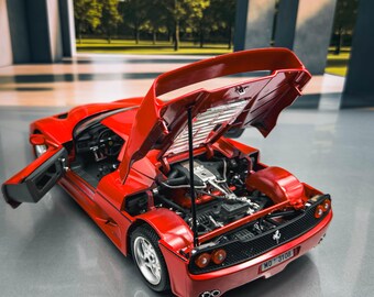 1995 Ferrari F50 Hard Top | Diecast Model Car | Vintage Model Car