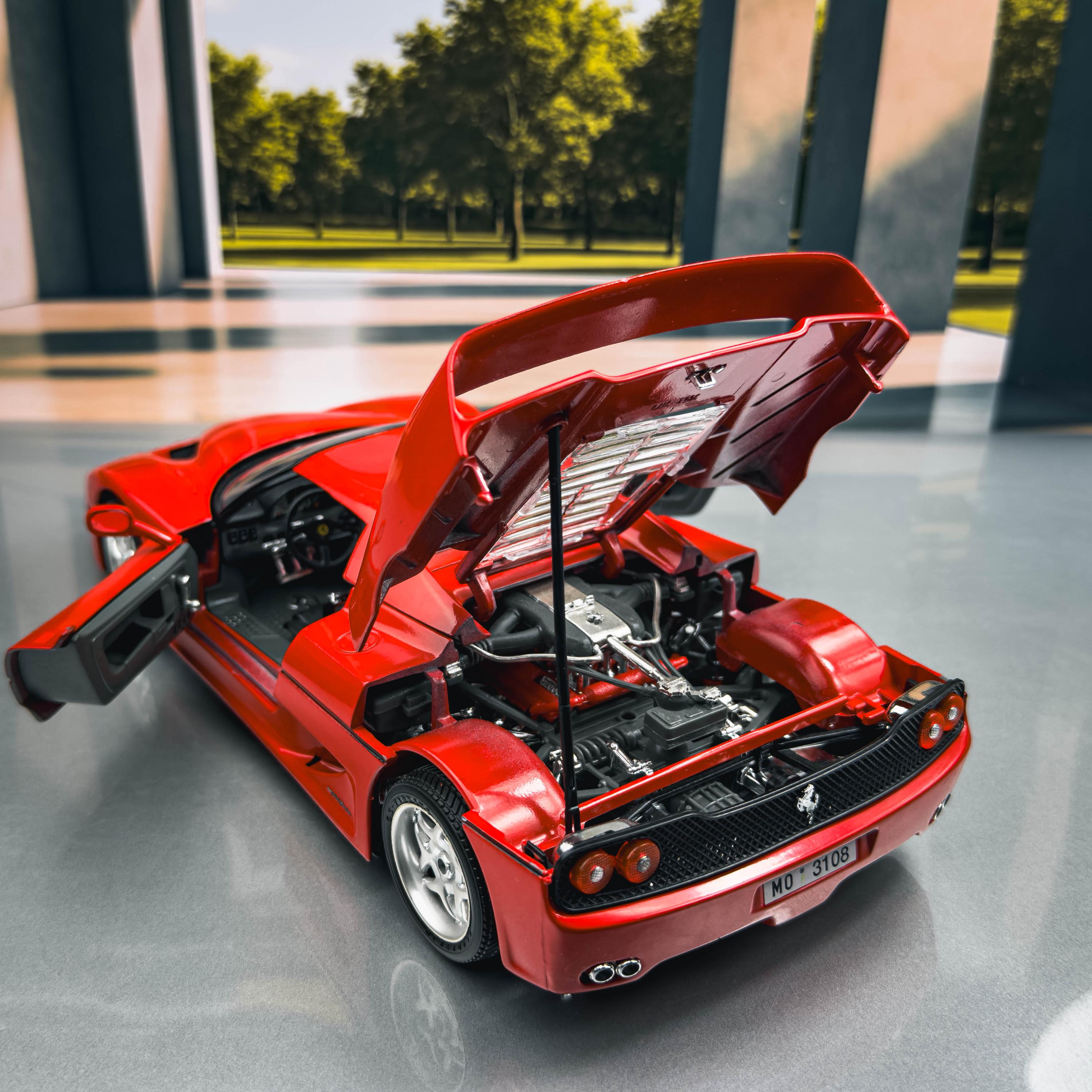 Bburago Ferrari F50 1/18 ハードトップ 1995 Ferrari F50 Hard Top | Diecast Model Car | Vintage Model Car